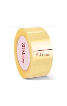 Koli Bandı, Şeffaf, 4,5 Cm Genişlik, 30 Metre Uzunluk, 6 Adet Diğer Koli Bandı, Şeffaf, 4,5 Cm Genişlik, 30 Metre Uzunluk, 6 Adet Diğer