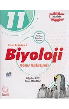 11.Sınıf Fen Liseleri Biyoloji Konu Anlatımlı - Banu Karaağaç -  Bilgehan Peri - Palme Yayınları