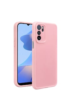 Oppo A16 4g Uyumlu Kamera Çıkıntılı Mat Silikon Telefon Kılıfı Pembe Oppo A16 4g Uyumlu Kamera Çıkıntılı Mat Silikon Telefon Kılıfı Pembe