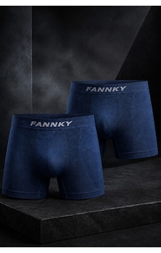 Fit Women Erkek Rahat Esnek Seamless 2 Li Lacivert Boxer Fit Women Erkek Rahat Esnek Seamless 2 Li Lacivert Boxer
