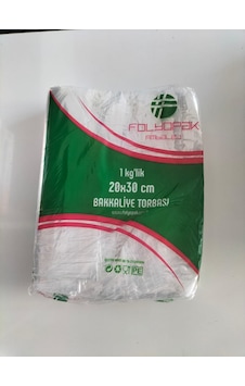 Folyopak Ambalaj Kalın Şeker Bakliyat Yumurta Poşeti 1 KG 20 x 30 CM