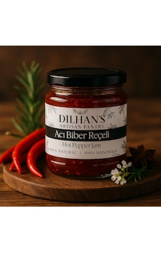 Dilhan's Artisan Pantry Acı Biber Reçeli 300 ML Dilhan's Artisan Pantry Acı Biber Reçeli 300 ML