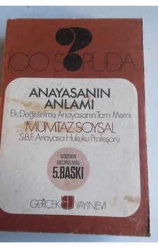 100 Soruda Anayasanın Anlamı/Mümtaz Sosyal