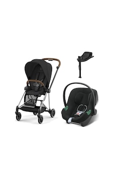 Mios Travel Sistem Chrome Brown Sephia Black & Aton Bazalı Volcano Black