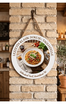 Tagliatelli Makarna Temalı Restoranlar Cafeler Lokantalar İçin Ahşap Duvar Kapı Dekoratif Süs Tablo Tagliatelli Makarna Temalı Restoranlar Cafeler Lokantalar İçin Ahşap Duvar Kapı Dekoratif Süs Tablo