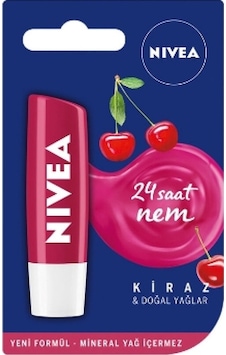 Lip Stick 4,8 Gr. Fruity Shine Kiraz Dudak Kremi 24'lü
