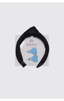 Panço Kız Çocuk Lacivert Taç-toka Seti 2622gk09006