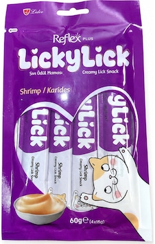 Reflex Plus Lickylick Kedi Sıvı Ödül Karides 60 G Reflex Plus Lickylick Kedi Sıvı Ödül Karides 60 G