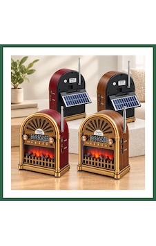 Bezos Solar Şarjlı Retro Bluetooth Radyo Hoparlör - Am/fm/sw, Usb/type-c Bzs01 Bezos Solar Şarjlı Retro Bluetooth Radyo Hoparlör - Am/fm/sw, Usb/type-c Bzs01