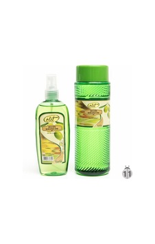 Elit Zeytin Kolonya Seti 400 ML + Sprey Pet Şişe 150 ML Elit Zeytin Kolonya Seti 400 ML + Sprey Pet Şişe 150 ML