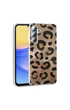 Galaxy Uyumlu A16 Kılıf Desenli Zore Mep Kapak Gold Leopar Galaxy Uyumlu A16 Kılıf Desenli Zore Mep Kapak Gold Leopar