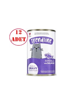 Trendline Somonlu Kedi Konservesi 400 Gr 12 Ad Trendline Somonlu Kedi Konservesi 400 Gr 12 Ad