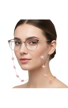 Deniz Yıldızı Figürlü Gözlük Zinciri Pembe Deniz Yıldızı Figürlü Gözlük Zinciri Pembe
