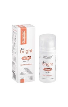 Dermoskin Be Bright SPF 50+ Likit Medium Fondöten 33 ML Dermoskin Be Bright SPF 50+ Likit Medium Fondöten 33 ML