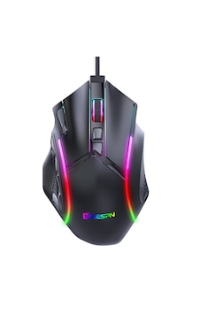 Mkespn X9 10 Tuşlu 7200 Dpı Rgb Makro Tanımlı Kablolu Oyun Faresi