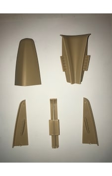 Laminat Parke Süpürgelik Köşe Bağlantı Aparatı 8 Cm Sütlü Kahve