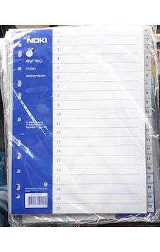 Ayraç / Seperatör 1-20 Li Paket 10 Paket Ayraç / Seperatör 1-20 Li Paket 10 Paket