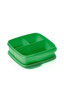 Tupperware Bölmeli Beslenme Kutusu Kare 550ml Doğa Yeşil Tupperware Bölmeli Beslenme Kutusu Kare 550ml Doğa Yeşil