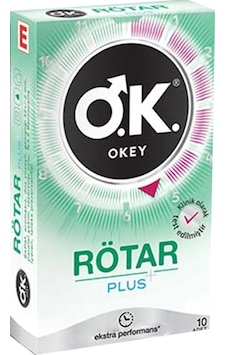 Okey Rötar Plus Prezervatif 10'lu
