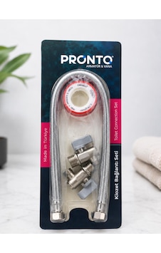Pronto Klozet Bağlantı Seti Krom
