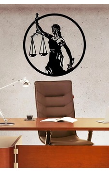 Themis Hukuk Duvar Dekoru Süsü Ahşap Themis Hukuk Duvar Dekoru Süsü Ahşap