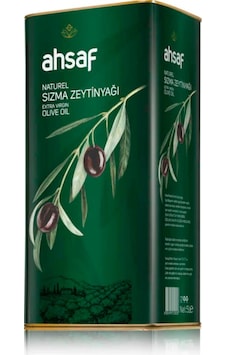 Ahsaf Naturel Sızma Zeytinyağı Teneke 5 L Ahsaf Naturel Sızma Zeytinyağı Teneke 5 L