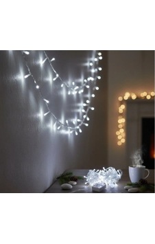 Damla Uçlu Beyaz Işık Şeffaf Kablo 10m 100 Led Belirtilmemiş Damla Uçlu Beyaz Işık Şeffaf Kablo 10m 100 Led Belirtilmemiş