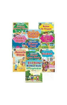 Çocuklar İçin Hikayelerle Değerler Eğitimi Seti - 10 Kitap Takım - Cuma Karakoç - Aksa Çocuk