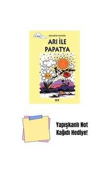 Arı İle Papatya + Yapışkanlı Not Kağıdı