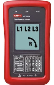 Unit Ut261a Dijital Faz Sırası Ölçer Unit Ut261a Dijital Faz Sırası Ölçer