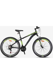 Kron Xc 75 27.5" Jant Dağ Bisikleti 17 Kadro V-fren 21 Vites Dağ Bisikleti Siyah Neon Sarı Füme - Sarı - Siyah