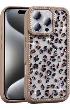 Apple iPhone Uyumlu 16 Pro Kılıf Taşlı Ve Simli Tasarım Zore Azra Kapak Apple iPhone Uyumlu 16 Pro Kılıf Taşlı Ve Simli Tasarım Zore Azra Kapak