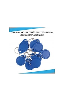 100 Adet Vk-150 Temic T5577 Yazılabilir-kodlanabilir Anahtarlık 100 Adet Vk-150 Temic T5577 Yazılabilir-kodlanabilir Anahtarlık