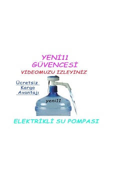 Elektrikli Damacana Su Pompası Beyaz