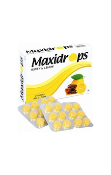Maxidrops Bal Ve Limon Boğaz Pastili Maxidrops Bal Ve Limon Boğaz Pastili
