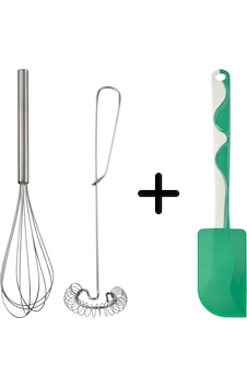 Ikea Çırpıcı Set Ve Spatula Yeşil Ikea Çırpıcı Set Ve Spatula Yeşil