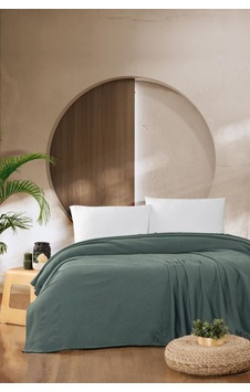 Mulberry Macar Tek Kişilik Pike Pamuklu Yatak Örtüsü 170x230 Yeşil Genel Mulberry Macar Tek Kişilik Pike Pamuklu Yatak Örtüsü 170x230 Yeşil Genel