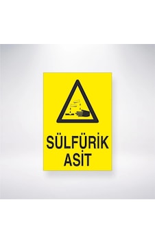 Sülfirik Asit Sticker 20x28 Cm Sülfirik Asit Sticker 20x28 Cm