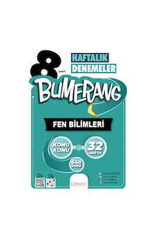 8.Sınıf Bumerang 32 Haftalık Fen Bilimleri Denemeleri 8.Sınıf Bumerang 32 Haftalık Fen Bilimleri Denemeleri