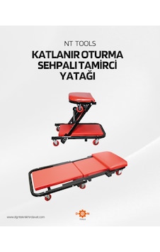 Nt Tools Katlanır Oturma Sehpalı Tamirci Yatağı Nt Tools Katlanır Oturma Sehpalı Tamirci Yatağı