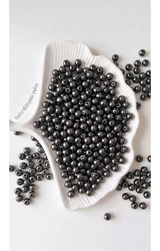 8 Mm Metalik Siyah İnci Lüks Delikli Takı Aksesuar Yapım Boncuğu 50 Gram 190-195 Adet 8 Mm Metalik Siyah İnci Lüks Delikli Takı Aksesuar Yapım Boncuğu 50 Gram 190-195 Adet