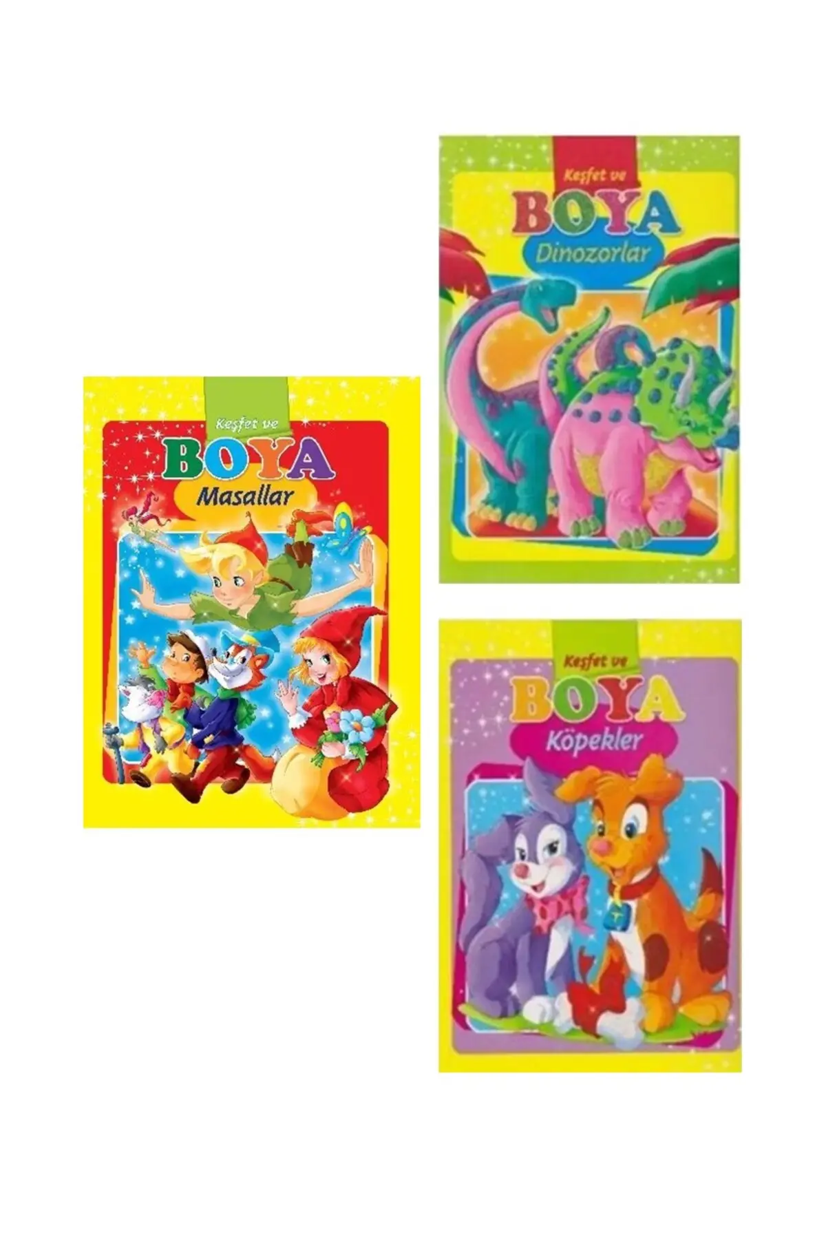 Keşfet Ve Boya 3 Kitap Set Keşfet Ve Boya 3 Kitap Set