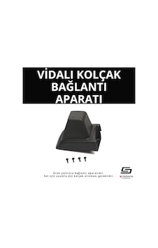S-dizayn Ford Fiesta Abs Vidalı Kol Dayama Kolçak Alt Adaptör 2009-2017 A+kalite