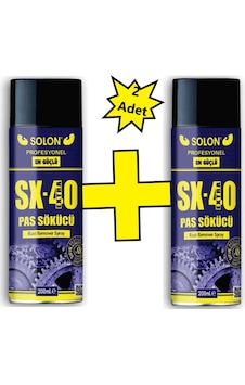 Solon Sx-40 Extra Güçlü Profesyonel Pas Sökücü Sprey 2 x 200 ML