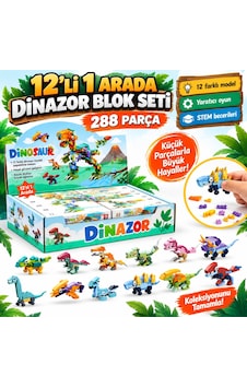 Kzl-sm195b Dınazor 12 In 1 - 288 - Çok Renkli Kzl-sm195b Dınazor 12 In 1 - 288 - Çok Renkli