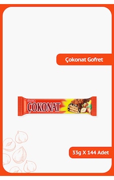 Ülker Çokonat Çikolata 144 x 33 G Ülker Çokonat Çikolata 144 x 33 G