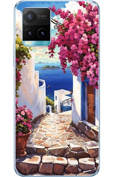 Vivo Y21s/y33s/y32 Uyumlu Ege'nin Kayıp Sokakları Baskılı Silikon Kılıf Renkli Vivo Y21s/y33s/y32 Uyumlu Ege'nin Kayıp Sokakları Baskılı Silikon Kılıf Renkli