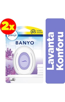 Febreze Hava Ferahlatıcı Banyo Oda Kokusu Lavanta 2 x 300 ML