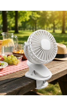 Koşu Bandı Ve Çadır İçin Taşınabilir Usb Fan Sarı