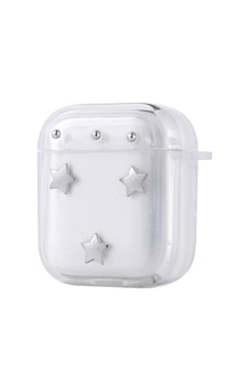 Apple Uyumlu AirPods Airbag 44 Airbag Tasarımlı Simli Şeffaf Kutup Kılıf Yıldız Apple Uyumlu AirPods Airbag 44 Airbag Tasarımlı Simli Şeffaf Kutup Kılıf Yıldız